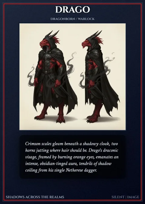 Drago’s full-body reference card